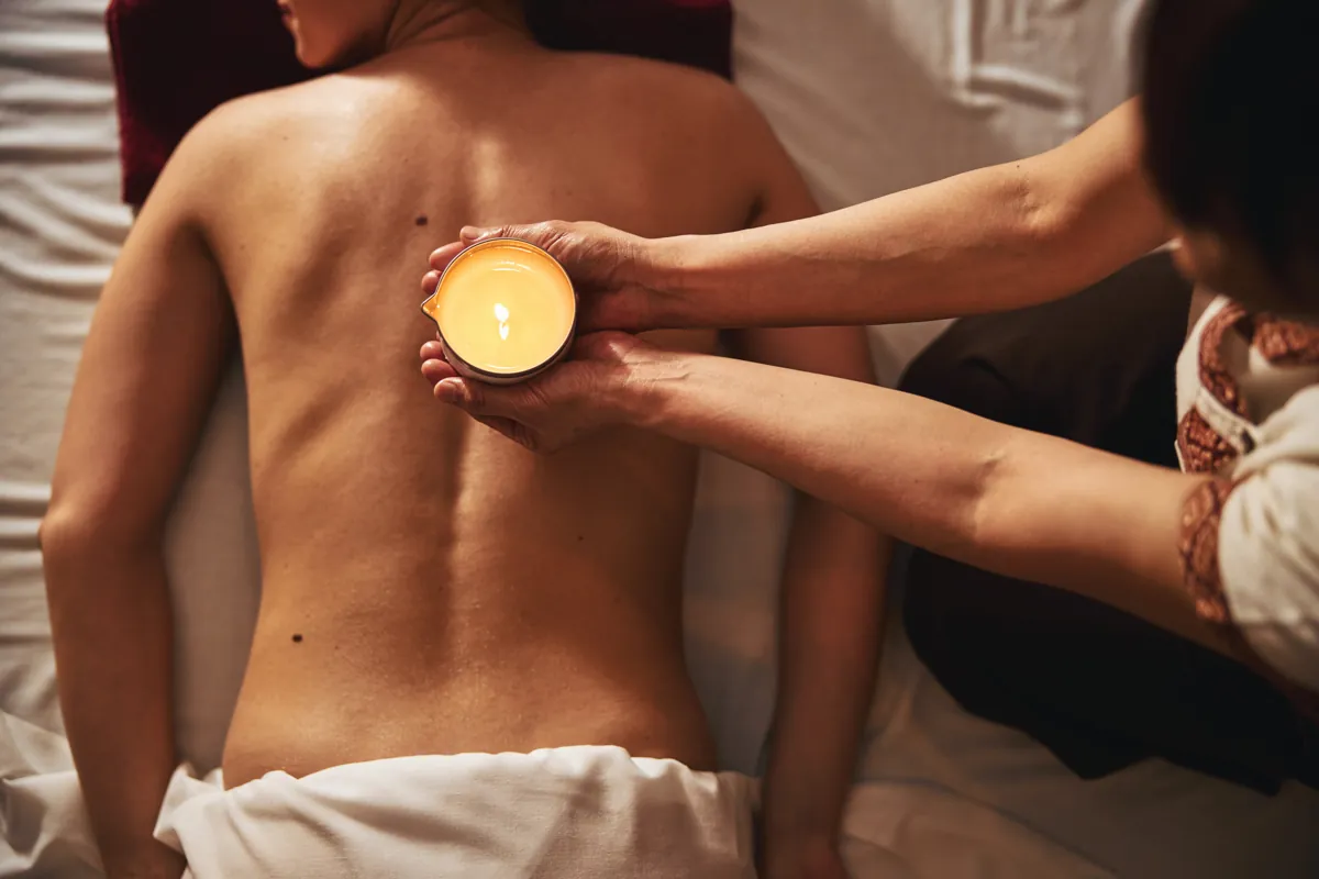 Kerzenmassage